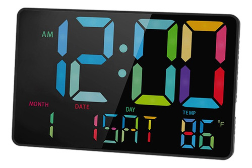 Reloj De Pantalla A Color G Con Control Remoto Multifunciona