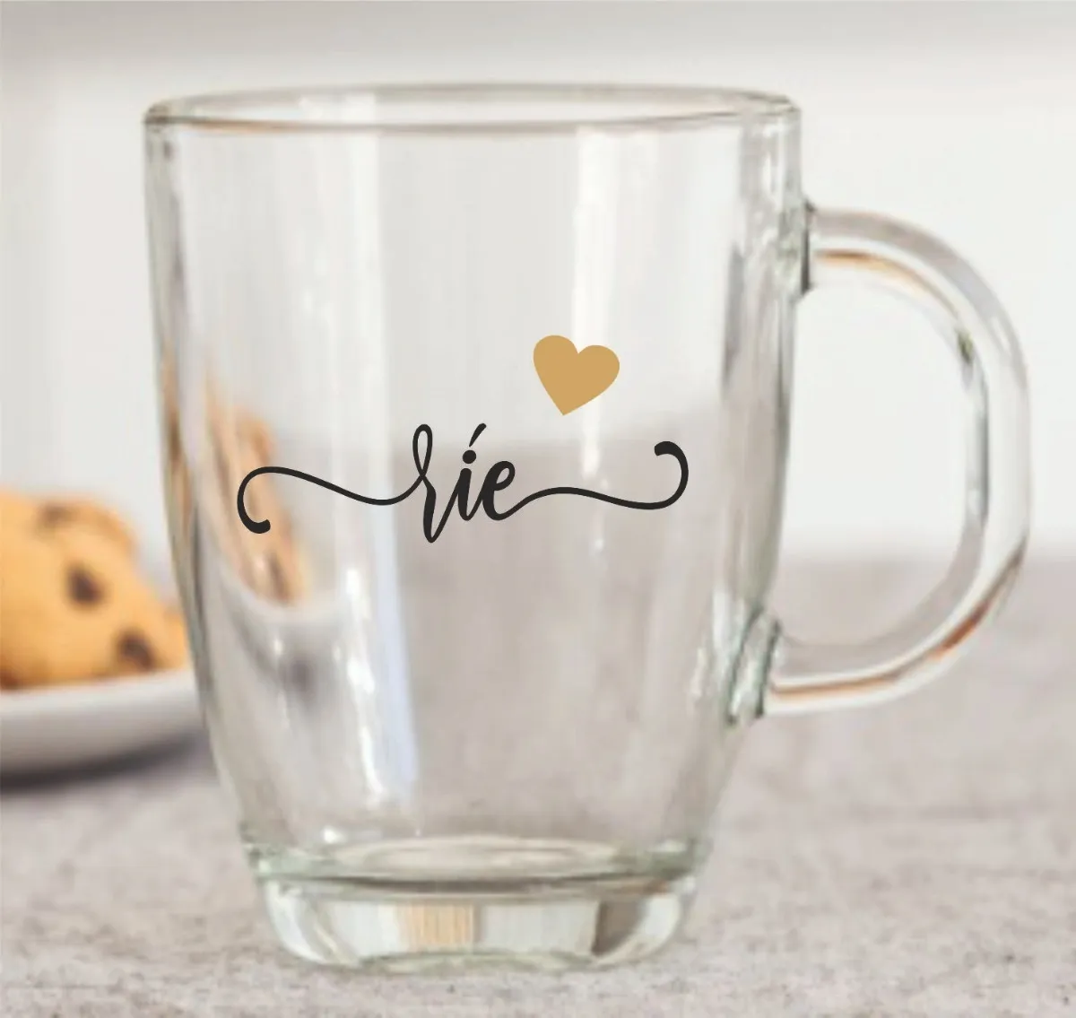 Souvenirs 10 Tazas De Vidrio Desayunos Frases Varias