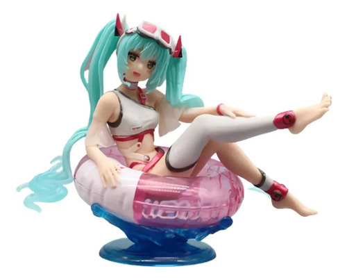 Figura Miku Hatsune Pvc Estrella Pop Salvavidas Vocaloid