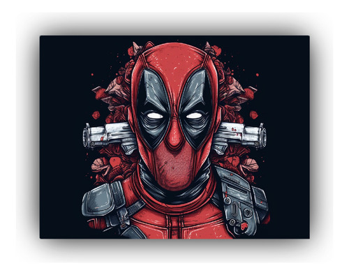 Poster Lienzo De Tela Deadpool Personalizada 75x50cm