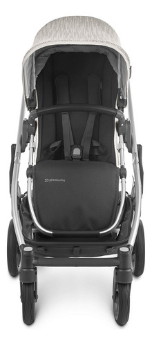 Carrinho de passeio Uppababy Cruz V2 bege com chassi prateado