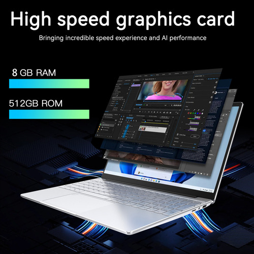 Laptop Intel 15.6' Notebook Ddr4 8gb Ram+512gb Windows 11 Laptops Intel Uhd Graphics 600