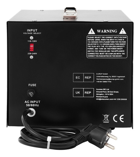 Transformador Conversor Variable 5000w Volt 240 A 110v