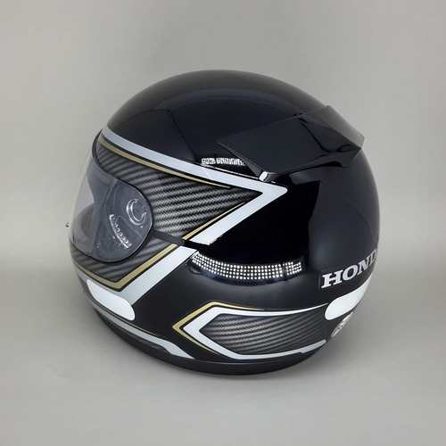 Capacete Honda Fechado Hfs Titan Carbon Preto