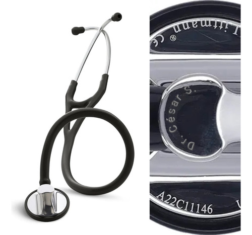 Fonendo Littmann Master Cardiology Negro 2160 +grabado Láser