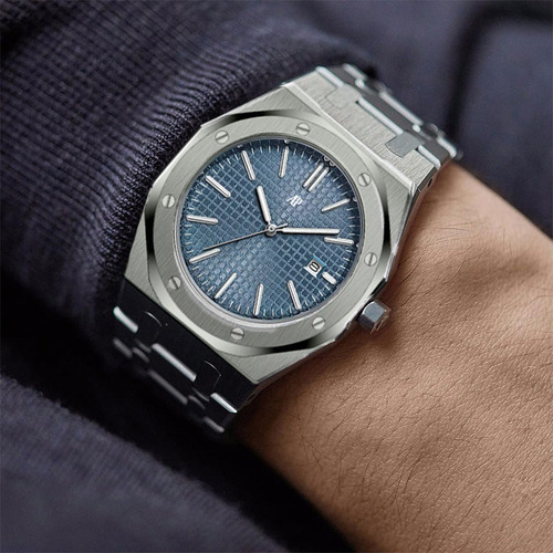 Reloj Ap Clásico De Moda Para Hombre, Pulsera De Acero