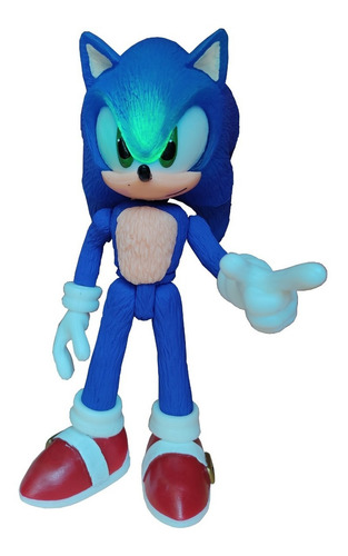 Sonic Muñeco Super Sonic 24 Cm Alto