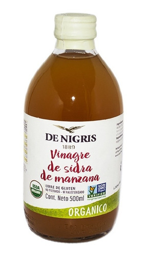 De Nigris Vinagre De Sidra De Manzana Orgánico 500 Ml