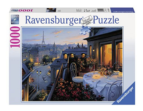 Quebra-cabeça Ravensburger Paris Balcony de 1000 peças para