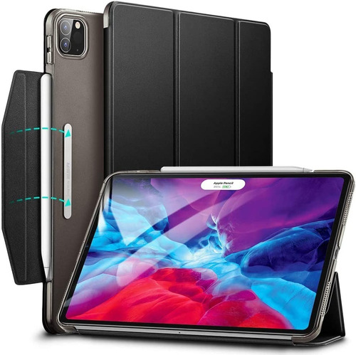 Imagem 1 de 9 de Capa Capinha iPad Pro 12.9 2018 Esr Trifold C/suporte Caneta