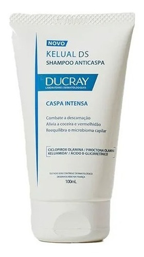 Shampoo Anticaspa Ducray Kelual Ds Com 100ml