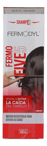 Shampoo Fermodyl Fermo Five 400ml Control Caída Del Cabello