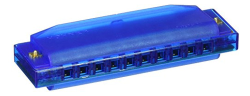 Harmonica Transparente Azul, Sonido Claro.