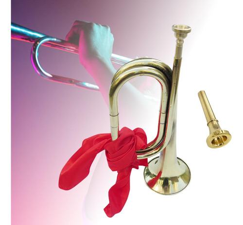 Mini Instrumento De Viento De Bronce Con Trompeta De