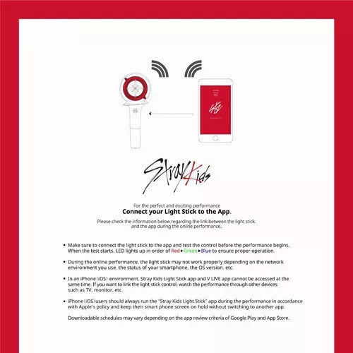 Concerto Oficial De Kpop Com O Aplicativo Bluetooth Lightsti