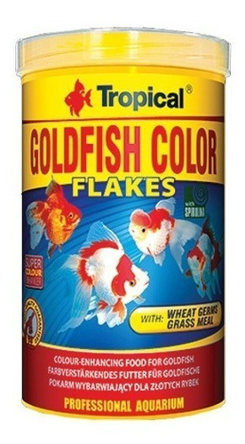 Tropical Goldfish Color Escamas 100g Carassius Goldfish Poly