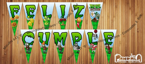 Bolsitas Para Sorpresitas Plants Vs Zombies X10 Unid.