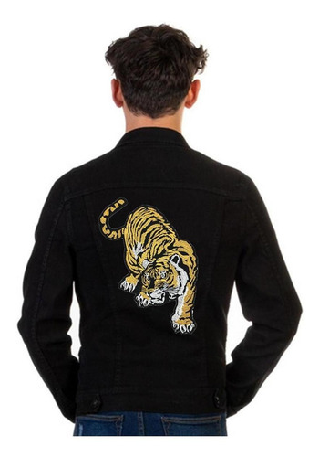 Parches Bordado Tigre Felino, Mxigt-002, 2 Parches, Tigre, 1