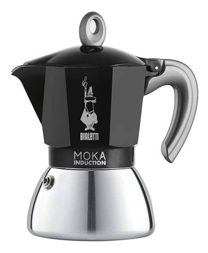 Cafetera Bialetti Moka Induction Black 6 Tazas