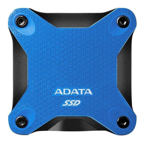 Disco sólido SSD externo Adata ASD600Q-480GU31-C 480GB azul