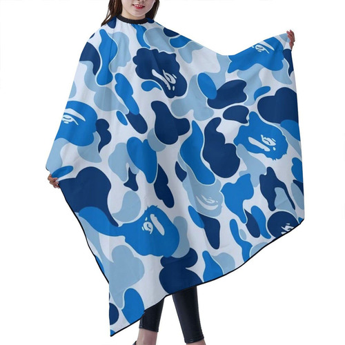 Capa De Peluquero Camuflaje Profesional Talla Única Nombre Del Diseño Color