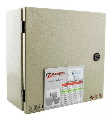 Gabinete Tablero Metalico Gabexel Ip65 Estanco Ge3030-16