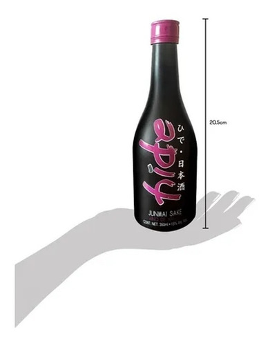 Imagen 3 de 5 de Sake Hide (vino De Arroz) Six Pack (6pzs) 350ml