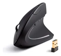 Comprar Mouse Vertical Inalámbrico Ergonómico Sensor Óptico Led Color Negro