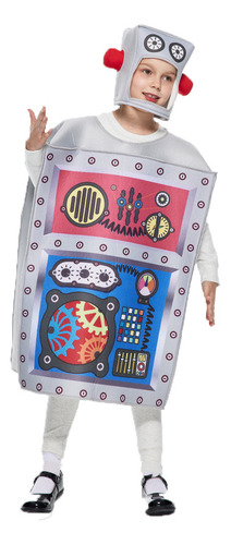 Bc Traje De Halloween Para Niños Con Forma De Robot
