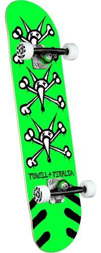 Powell Peralta Vato Rats - Patineta Completa, Color Verde, 7