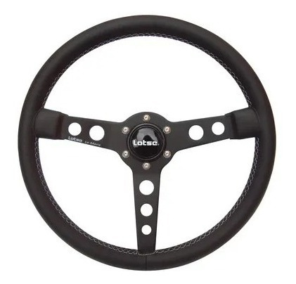 Volante Lotse Le Mans Couro Preto + Cubo Gratis