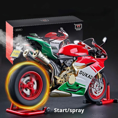 1:9 Ducati Moto Spray Móvil Modelo Juguete Regalo