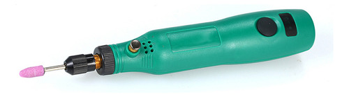 Kit Taladro Grabador Inalámbrico Mini.. 7v.. 2w.verde