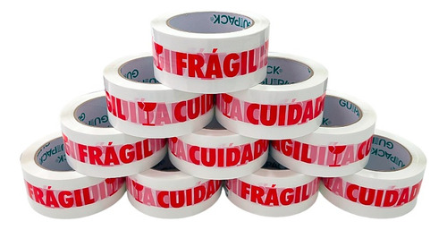 Fita Adesiva Cuidado Frágil 48x50 Embalagem + Forte