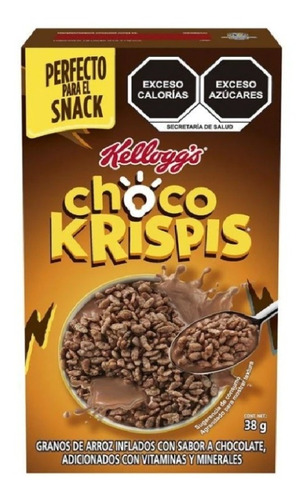 Cereal  Kelloggs Choco Krispis Chocolate Snack De 38 Gr