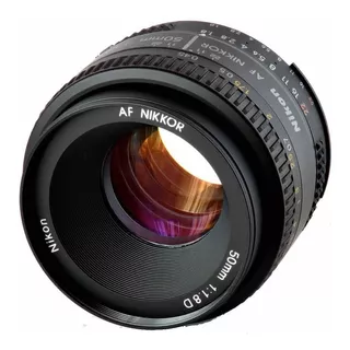 Lente Nikon Af 50mm 1.8d Reflex D5300 D3300 D3500 D3100 D5500 D7000 D7100 / Garantia / Factura A Y B / Envio Gratis