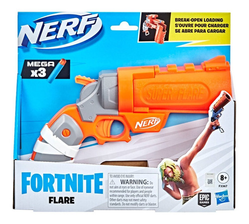 Lanzador Nerf Fortnite Flare - Retrocarga