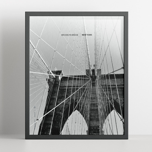 Cuadro 40x50 / New York / Brooklyn Bridge
