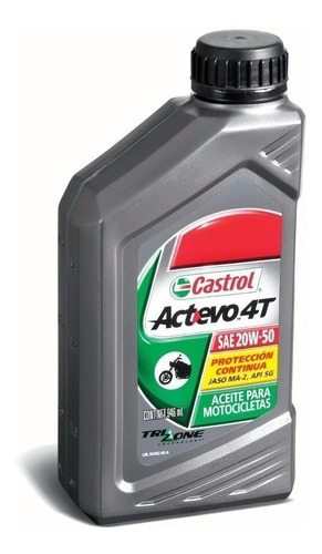 Aceite Castrol 20w 50 Mineral Motos 4 Tiempos. Wagner Motos!