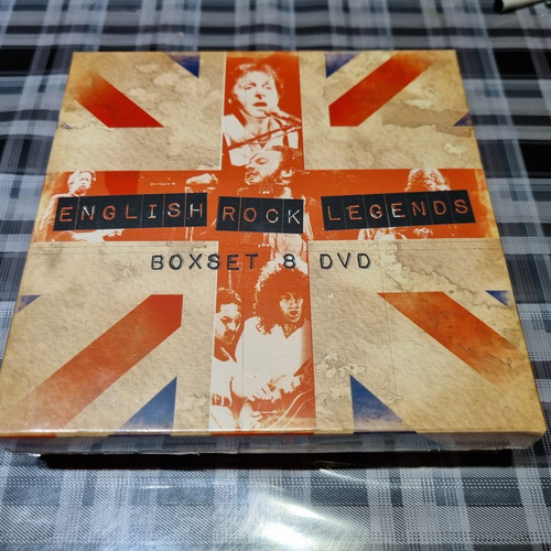 Box Legends  Del Rock - 8 Dvd - Paul Mccartney- Elton - Roll
