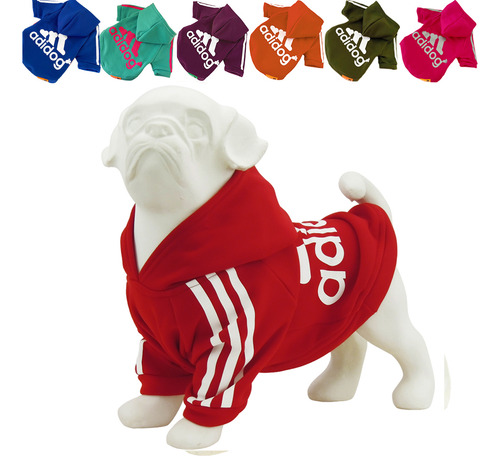 Sudadera Hoodie Sueter Para Perro Chico Mediano Grande Color Rojo