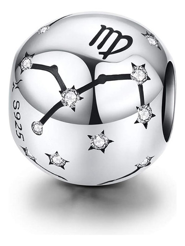 ~? Constellation Charm 925 Sterling Silver Virgo Charm Birth