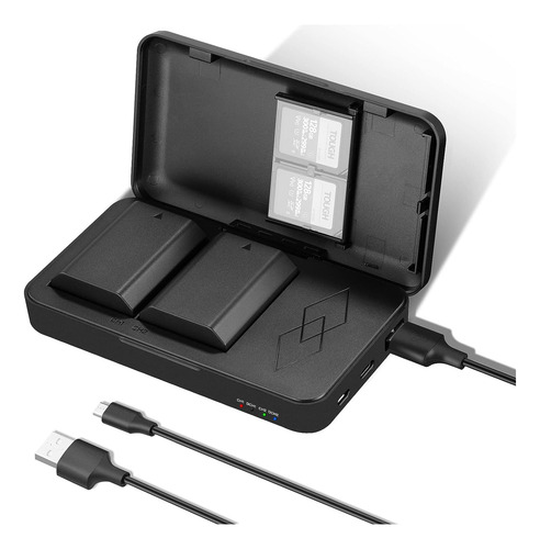 Cargador De Baterias Doble Neewer 2280mah Np-fz100