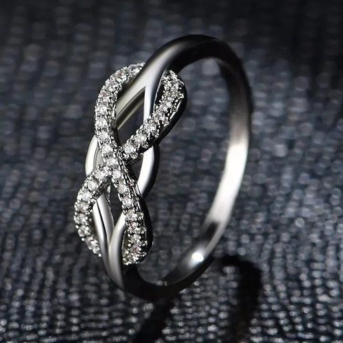 Elegante Anillo De Infinito Perdure El Amor 