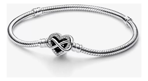 Pandora Pulsera Moments Cierre Corazón Infinito Sin Kit