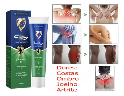 Crema Para Aliviar Dolor de Espalda Cuerpo Rodilla Artritis 45g