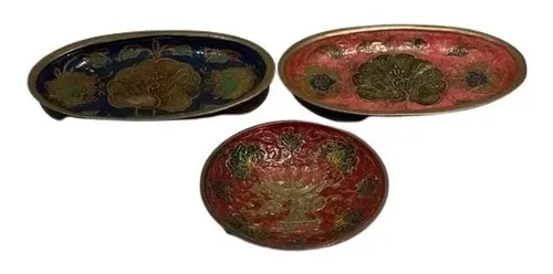 Platos pintados a mano antiguos hotsell