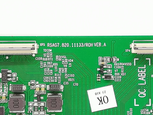 T-con Rsag7.820.11133/roh | Hisense 43a7gv (Usado)
