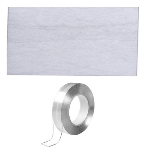 2 Rollo De Material De Filtro De Aire Filtro Electrostático