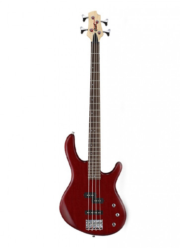 Bajo Electrico Action Pj Open Pore Black Cherry Cort 4 Cuerd